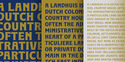 Landhuis Font Poster 10