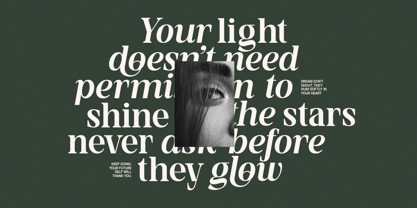 Anore of Moonila Font Poster 2
