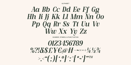 Anore of Moonila Font Poster 9