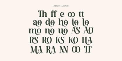 Anore of Moonila Font Poster 8