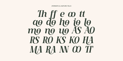 Anore of Moonila Font Poster 10