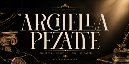 MLTP Archella Pezatte Font Poster 1