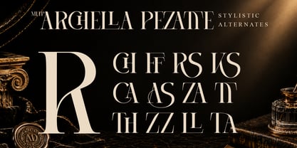 MLTP Archella Pezatte Font Poster 7