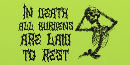 Alien Worms Font Poster 3
