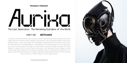 Xenox Font Poster 3