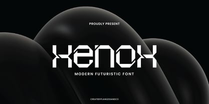 Xenox Font Poster 1