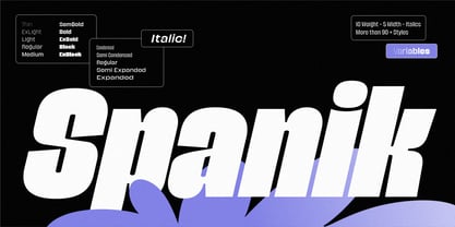 Spanik Font Poster 1
