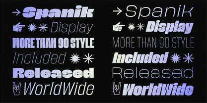 Spanik Font Poster 7
