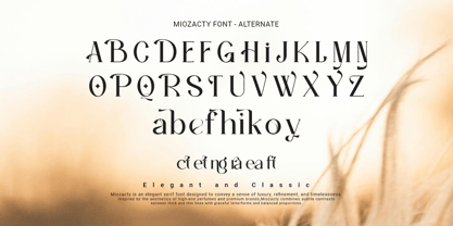 Miozacty Font Poster 5