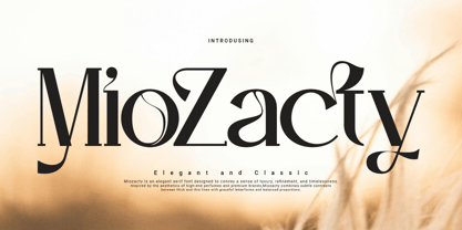 Miozacty Font Poster 1