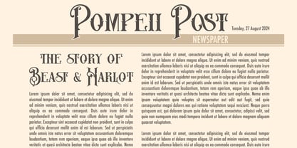 Brometalic Font Poster 10