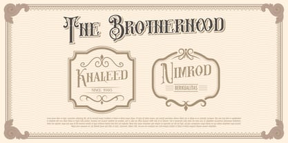 Brometalic Font Poster 6