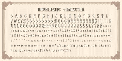 Brometalic Font Poster 14