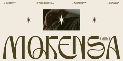 Mokensa Font Poster 1