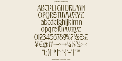 Mokensa Font Poster 7