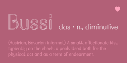 Bussi Font Poster 2