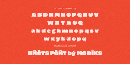 Knots Font Poster 9