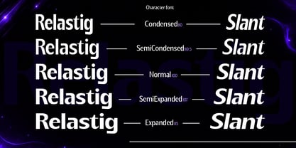 Relastig Font Poster 7