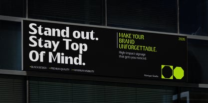 Relastig Font Poster 9