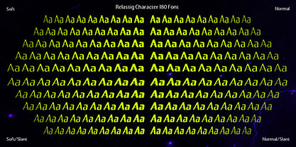 Relastig Font Poster 8