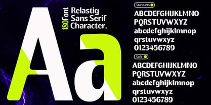 Relastig Font Poster 5