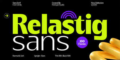 Relastig Font Poster 1