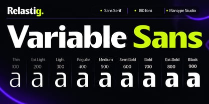Relastig Font Poster 2