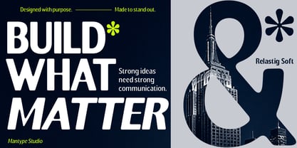 Relastig Font Poster 4