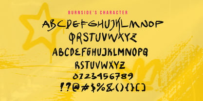 Burnside Font Poster 7