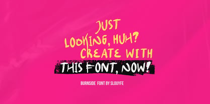 Burnside Font Poster 9