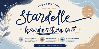 Stardelle Font Poster 1