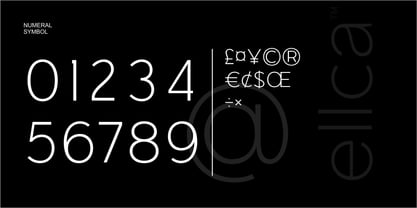 Ellica Font Poster 4