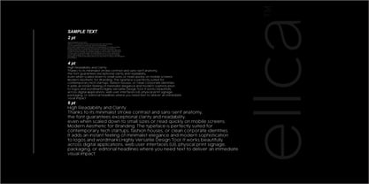 Ellica Font Poster 3