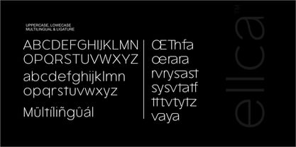 Ellica Font Poster 5