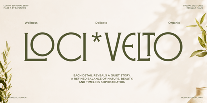 Veloster Font Poster 7