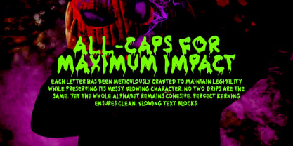 Grimooza Drippin Font Poster 4