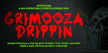 Grimooza Drippin Font Poster 1