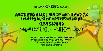 Grimooza Drippin Font Poster 5