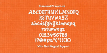 RT Mango Letters Font Poster 9