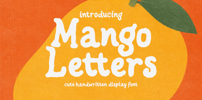 RT Mango Letters Font Poster 1