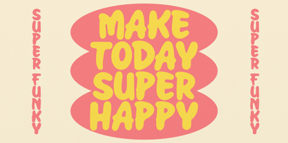Super Funky Font Poster 3