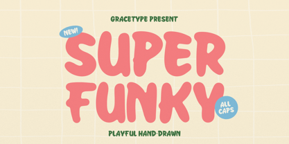 Super Funky Font Poster 1