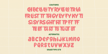 Super Funky Font Poster 12