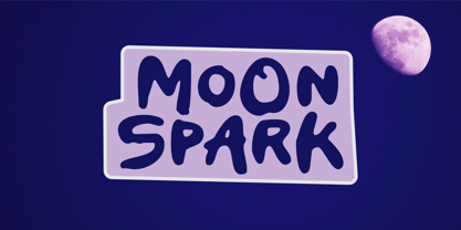 Moon Spark Font Poster 1