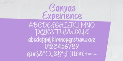 Canvas Experience Font Poster 5