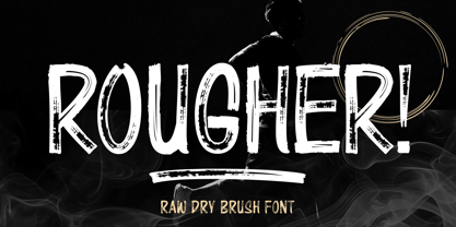 Rougher Font Poster 1