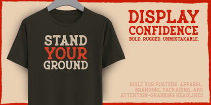 Rusty Press Font Poster 4