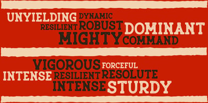 Rusty Press Font Poster 5