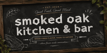 Roughcraft Font Poster 7
