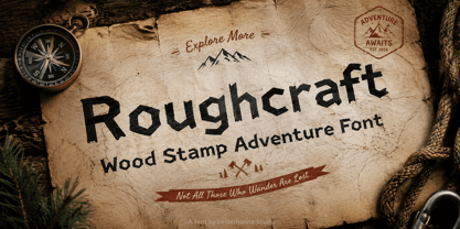 Roughcraft Font Poster 1